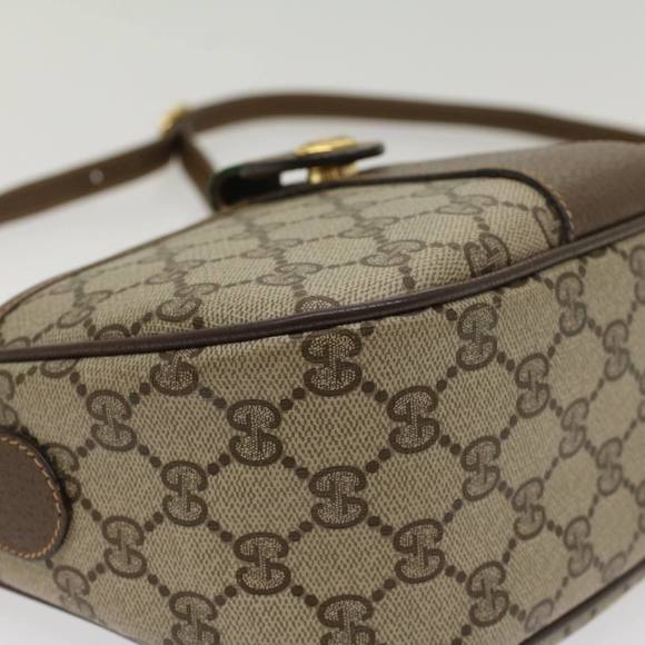 GUCCI GG Canvas Web Sherry Line Shoulder Bag Beige Green 39.02.032 Auth 48249 - Picture 16 of 16